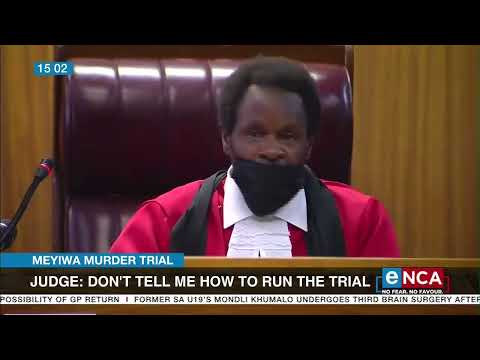 Meyiwa Murder Trial Heated exchange between judge, Advocate Teffo