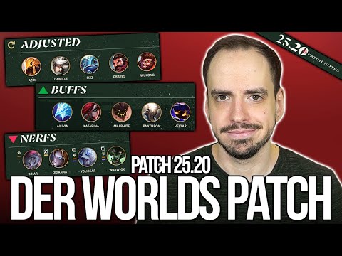 Das ist der Worlds Patch! | Patch Notes 25.20 Rundown