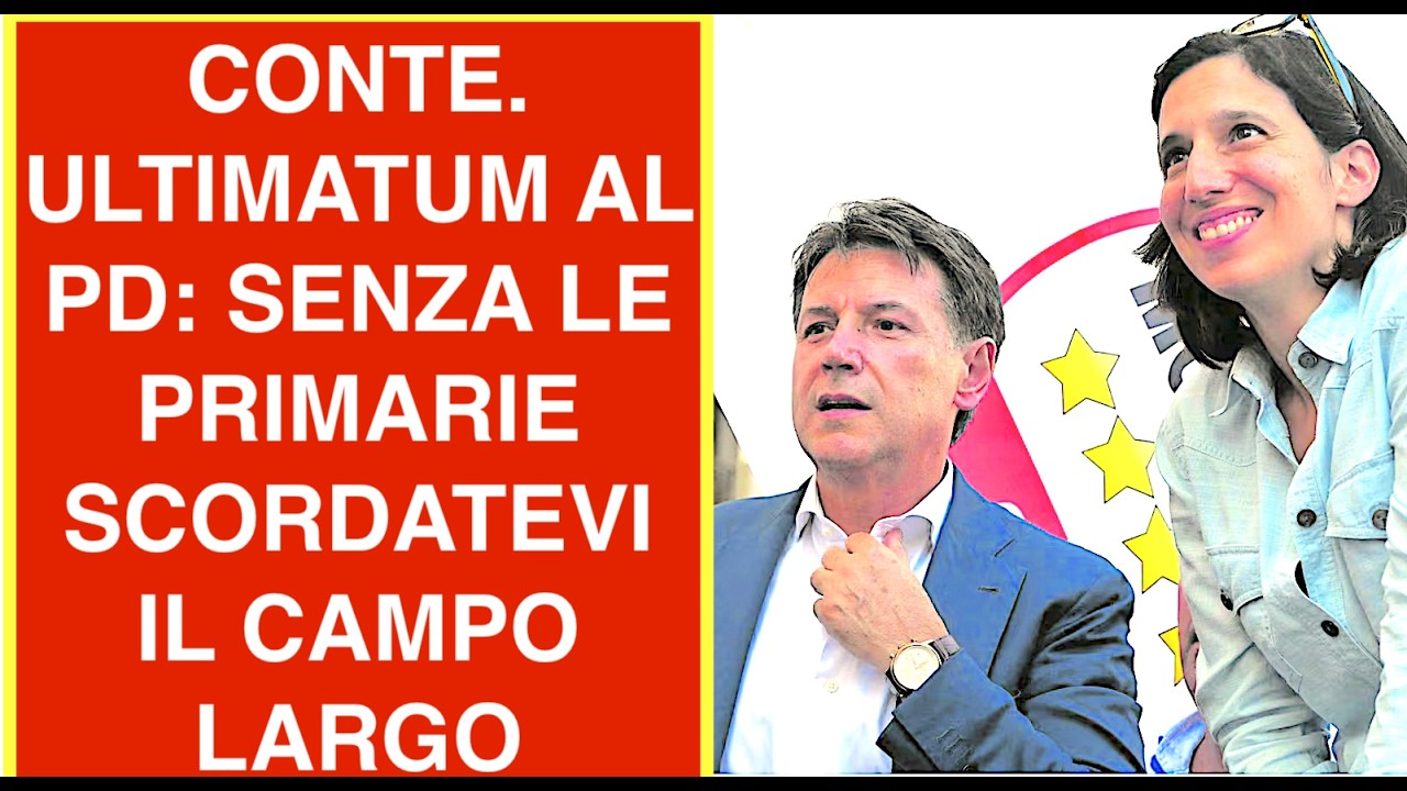 CONTE. ULTIMATUM AL PD: SENZA LE PRIMARIE SCORDATEVI IL CAMPO LARGO