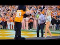 (Good Audio) Dolly Parton sings 'Rocky Top' at Neyland Stadium - Tennessee Volunteers Football