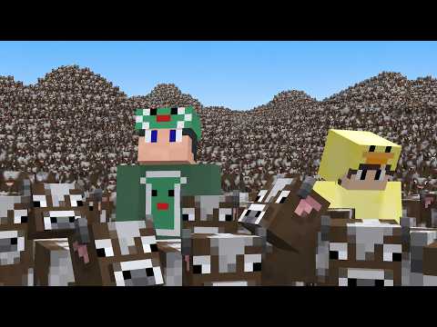 Minecraft'ı Bitiriyorum Ama Moblar 100 Kat Fazla DOĞUYOR