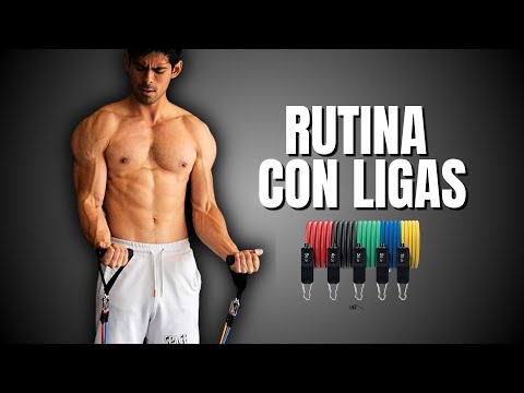 Rutina con Ligas para Espalda y Bíceps / ¡5 ejercicios muy efectivos!