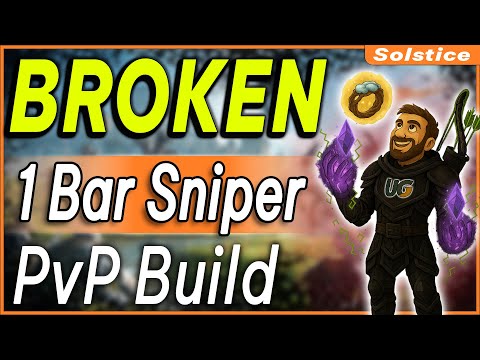1 Bar Sniper is too BROKEN!! 🏹🏹Sniper 🏹🏹 ESO Sniper PvP Build Solstice