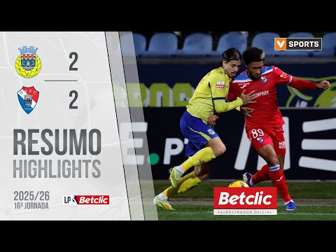Resumo: Arouca 2-2 Gil Vicente (Liga 25/26 #16)