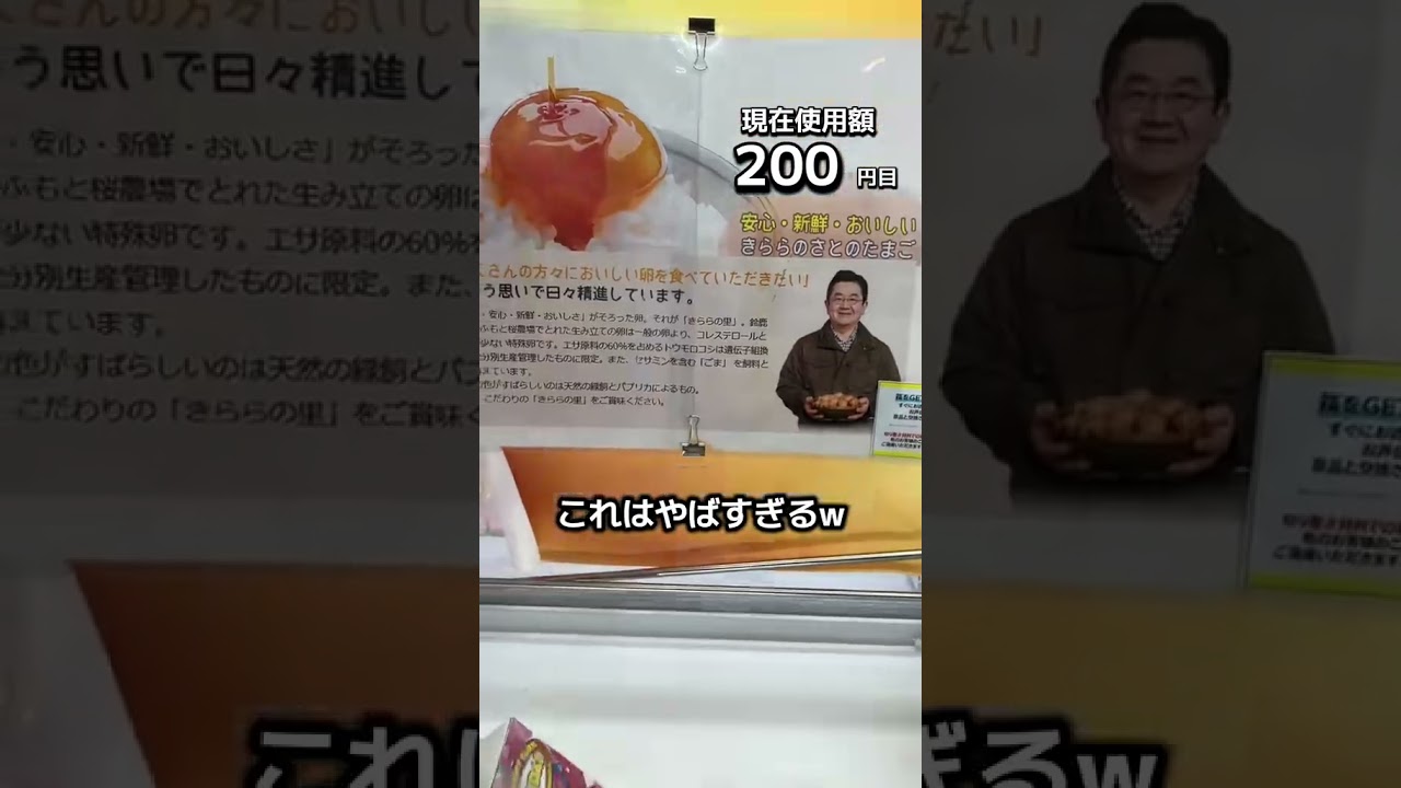 体重70キロになるまで終われないクレーンゲームの景品だけで生活62日目 #clawmachine #クレーンゲーム #ゲームセンター #ufoキャッチャー #ゲーセン #フック設定