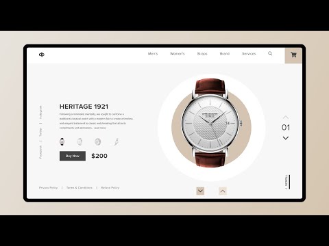 UI Design Tutorial | Watch Web UI Design in Adobe XD | WebDesignGeek