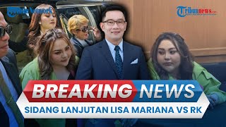 BREAKING NEWS: Lisa Mariana Tiba di PN Bandung Jalani Sidang Lanjutan dengan Ridwan Kamil