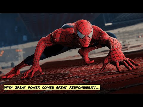 Spider-Man Remastered PC Raimi Spider-Man 2002 2004 Suit Doc Ock Lizard Cinematic Boss Fight Mods