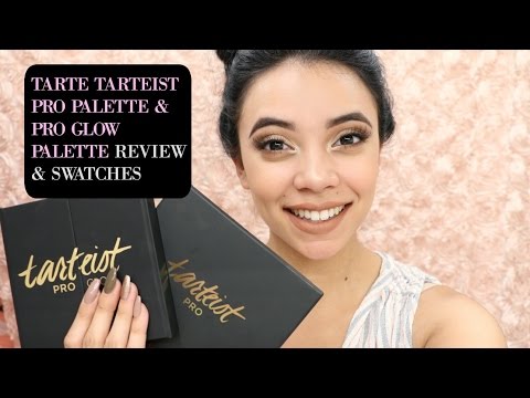 TARTE TARTEIST PRO PALETTE & PRO GLOW PALETTE | REVIEW & SWATCHES