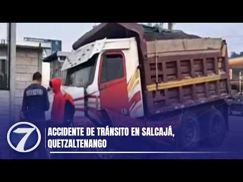 Accidente de tránsito en Salcajá, Quetzaltenango