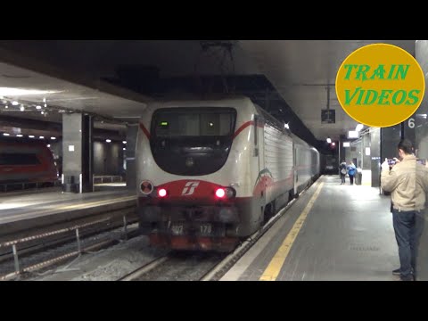 E402.177 e 178 con il NightJet EN 294 in partenza da Roma Termini