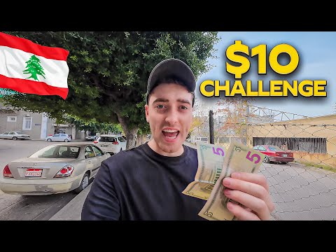 $10 STREET FOOD CHALLENGE IN LEBANON 🇱🇧 (Unbelievable hospitality)