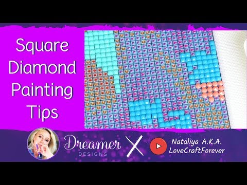 SQUARE Diamond Painting Tips and Tricks Tutorial | Diamond Painting 101