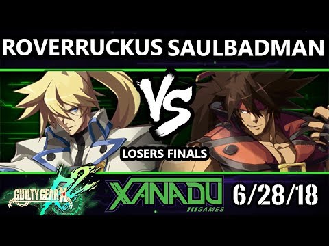 F@X 256 GGXRD2 - RoverRuckus (Ky) Vs. saulBadman (Sol) - Guilty Gear XRD Rev 2 Losers Finals