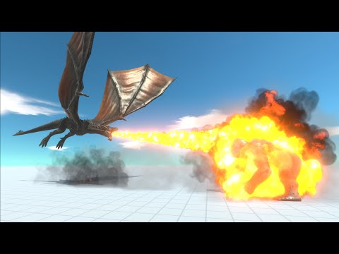 DRAGON vs EVERY UNIT - Animal Revolt Battle Simulator