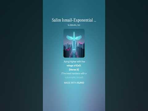 Salim Ismail Exponential OrganizationsㅣThe 10X LawㅣNeo Synthwaveㅣ   Rhythm of Evolution