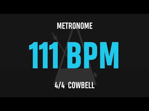 111 BPM 4/4 - Best Metronome (Cowbell)