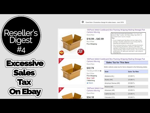 eBay's Black Hat SEO, Excessive Sales Tax & Potential Class Action Lawsuit | Reseller's Digest #4