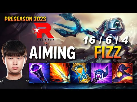 KT Aiming FIZZ vs SYNDRA Mid - KR Ranked