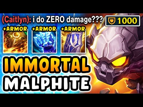 When 1000 Armor Malphite Counters the ENTIRE Enemy Team...