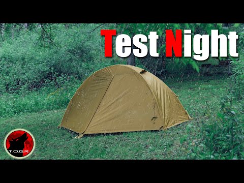 ⚡TESTNACHT ⚡Kelty Militär-Feldzelt – Wie viel Regen hält es aus?
