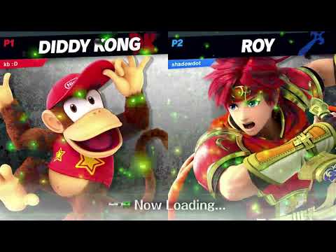 Clemson Smash Series 37 - Winners - KB2 (Diddy Kong) vs. Shadowdot (Roy) - HDR