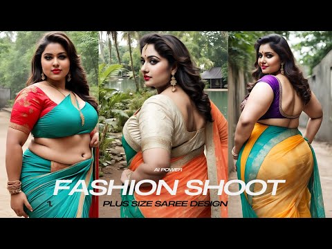 Saree Design | Plus Size | Lookbook Part - 02