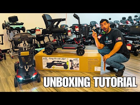 Il PRIMO scooter da viaggio pieghevole da 400 libbre | Buzzaround Carry-On HD Unboxing (GB220)