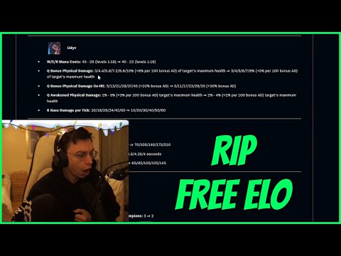 Caedrel Reacts To UDYR HUGE Nerf