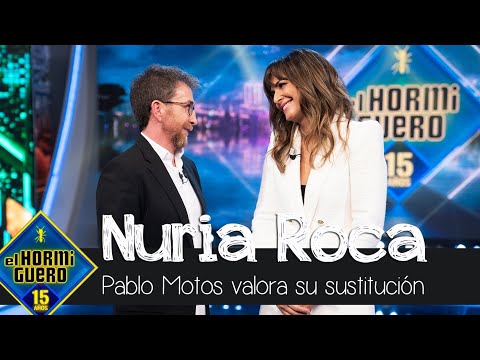 Las emocionantes lágrimas de Nuria Roca tras la valoración de Pablo Motos - El Hormiguero
