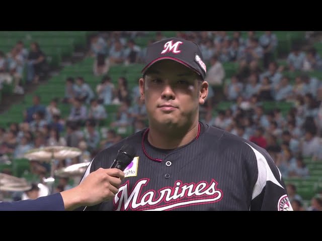マリーンズ・井上選手ヒーローインタビュー 2019/7/25 H-M