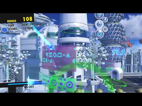 Sonic Forces Metropolitan Highway Modern Speedrun 01:03:78 (PS4)