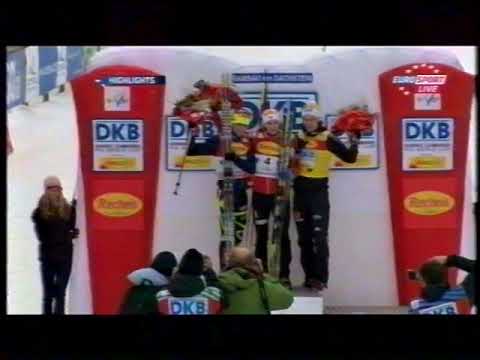 2011/12 combinata 10 km Ramsau/1 (finale) - Jan Schmid, Lamy Chappuis, Edelmann