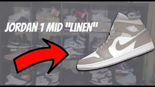 Jordan 1 Mid LINEN