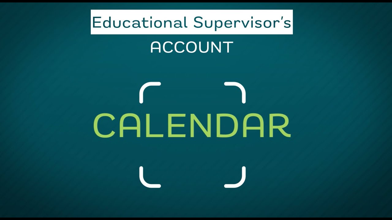 classera EN supervisor vid6 Calendar V1