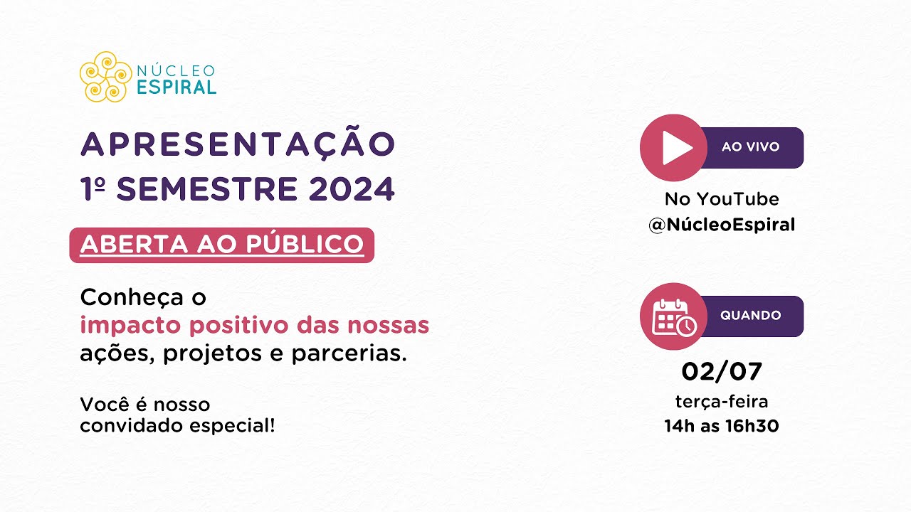 O Espiral no 1º Semestre de 2024 | Resultados