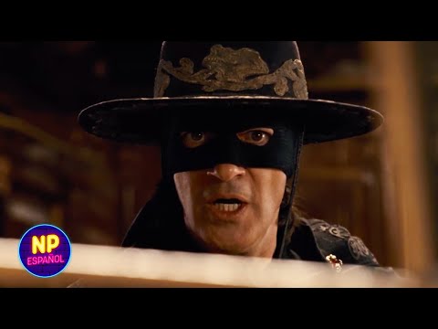 Pelea En El Tren | La Leyenda Del Zorro (2005) | Now Español
