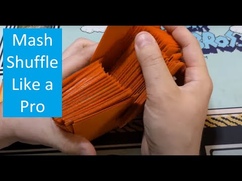 MASH SHUFFLE TUTORIAL: Better Shuffling Magic: The Gathering Commander Decks and Sleeved Cards