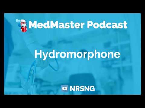 Hydromorphone Nursing Considerations, Side Effects, and Mechanism of Action Pharmacology for Nurses