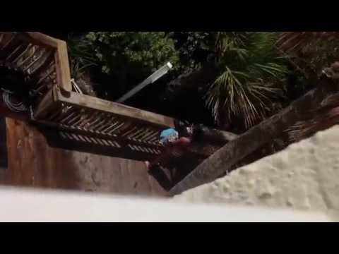 Yelling at people at the beach!