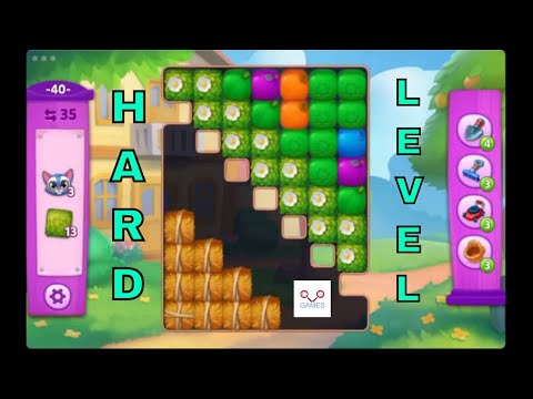 Farmscapes Level 40 - Hard Level - No Boosters - FULL STORY - CaroGamesNL