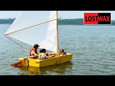 Make a Sweet Sail From a Cheap Tarp: DIY Plywood Sailboat Full Build Part 3