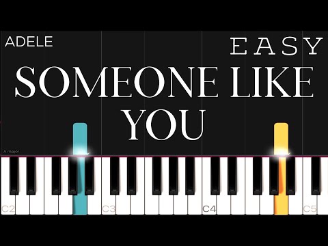 Someone like You - Adele piano tutorial