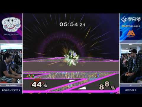 King Quiggles (Falco) vs JP (Falco) - GOML2016 - SSBM Pools