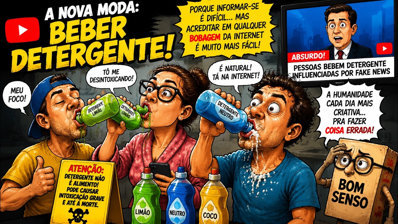 Bate Papo Semanal - Bolsonarista é entubado após suposta ingestão de detergente Ypê