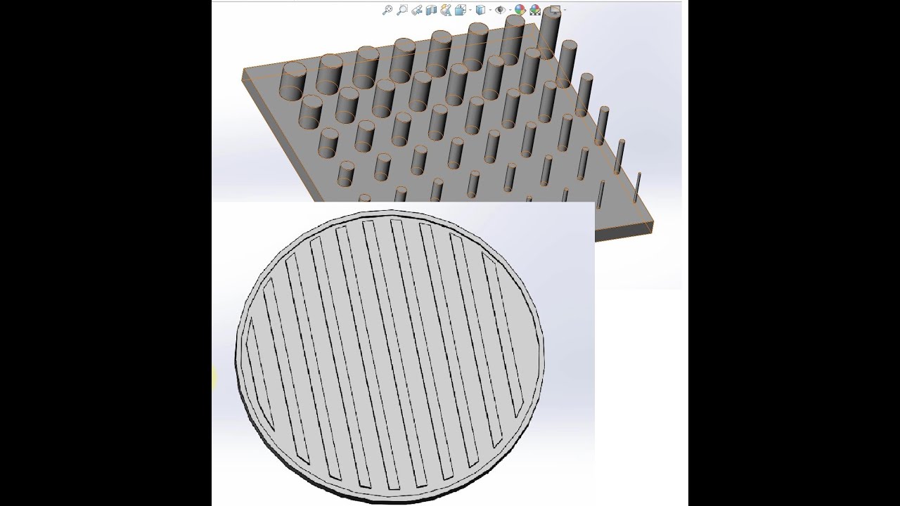 SolidWorks linear and circular Patterns (Detailed)