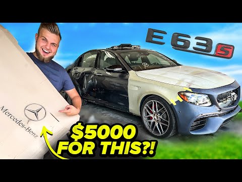REBUILDING A WRECKED MERCEDES E63 AMG-S | Part 2 This is going to be EXPENSIVE…!