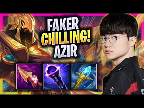 FAKER CHILLING WITH AZIR! - T1 Faker Plays Azir MID vs Yone! | Season 2025