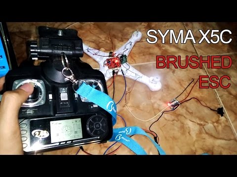 Syma X5C with Brushed ESC Mod - Arduino