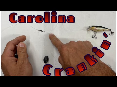 CAROLINA CRANKIN’….a NEW way to fish small CRANKBAITS